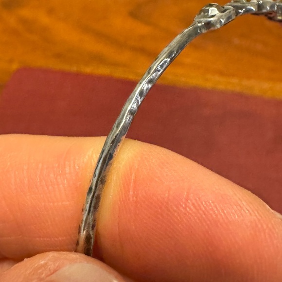 Silpada Magnifique Bangle Bracelet CZ & 925 Sterling Silver - Picture 9 of 11